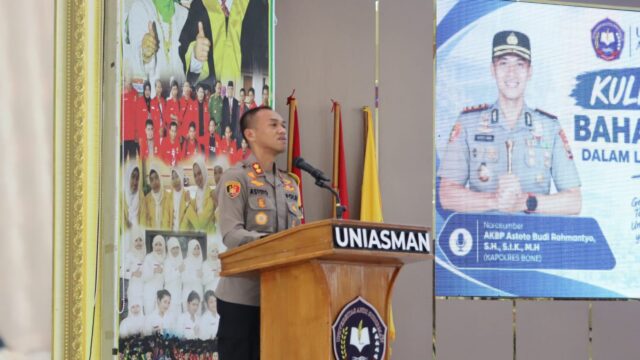 Polisi Peduli Pendidikan, Kapolres Bone Teken MoU dengan Universitas Andi Sudirman